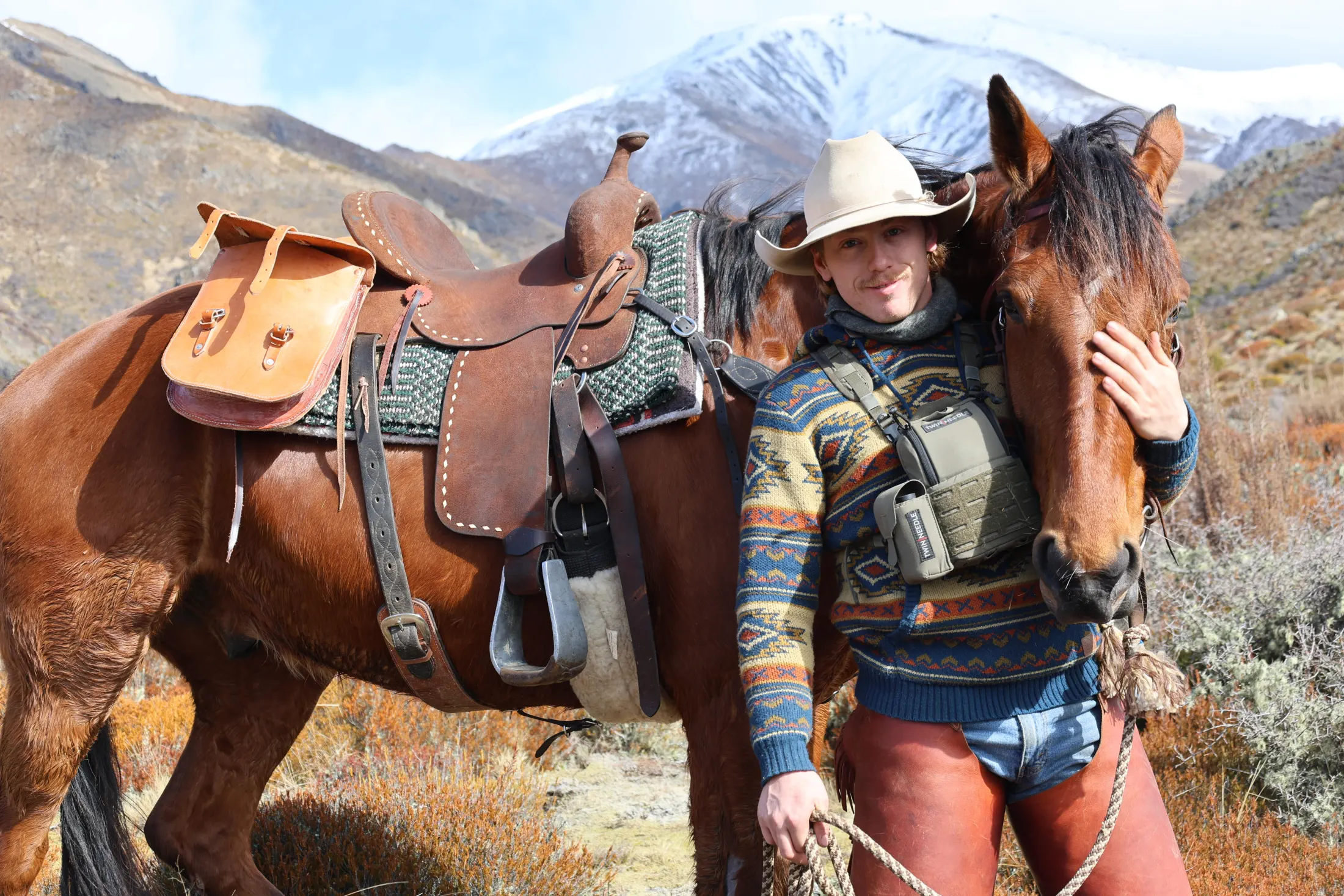 High-country horse trekking, New Zealand