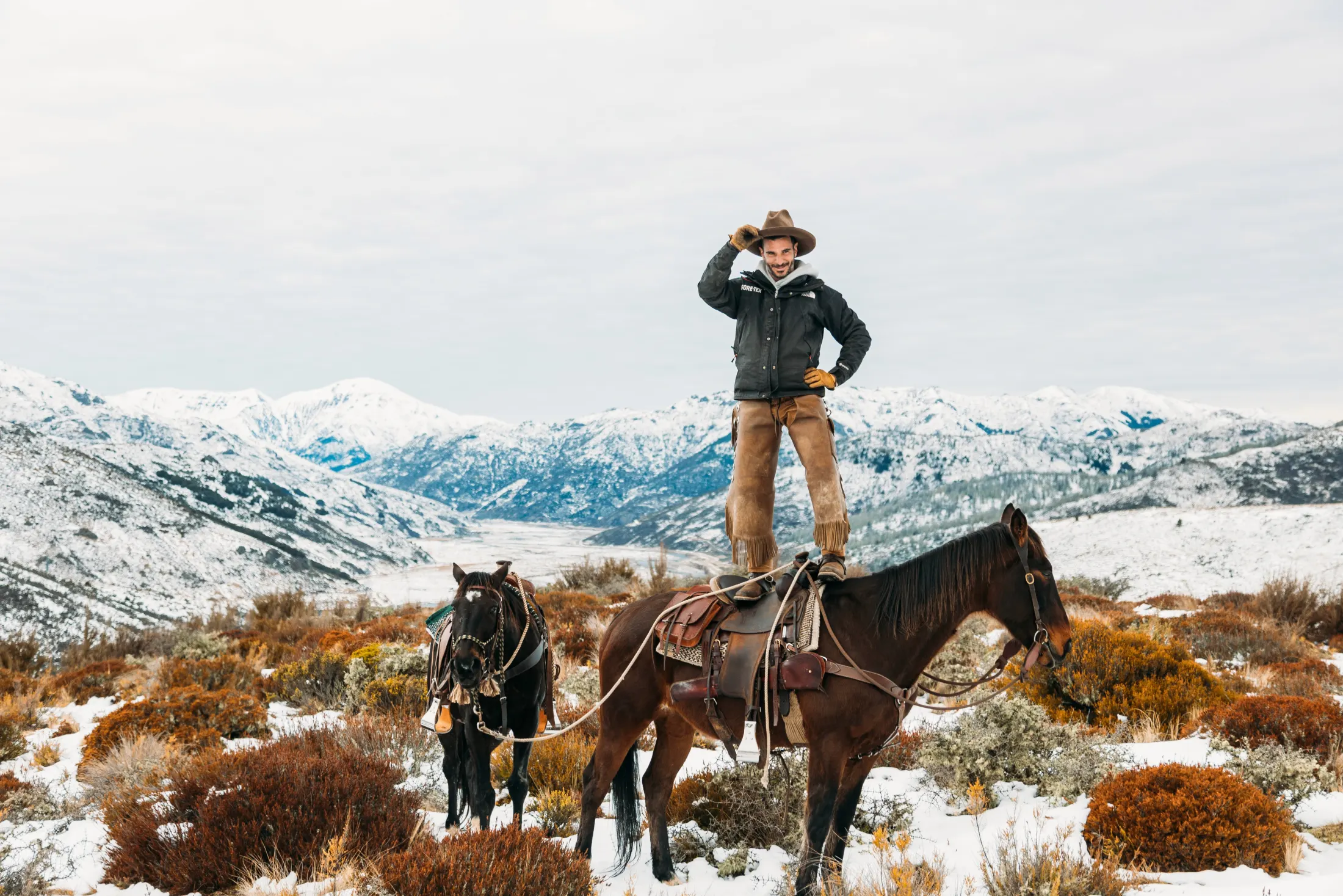 High-country horse trekking, New Zealand