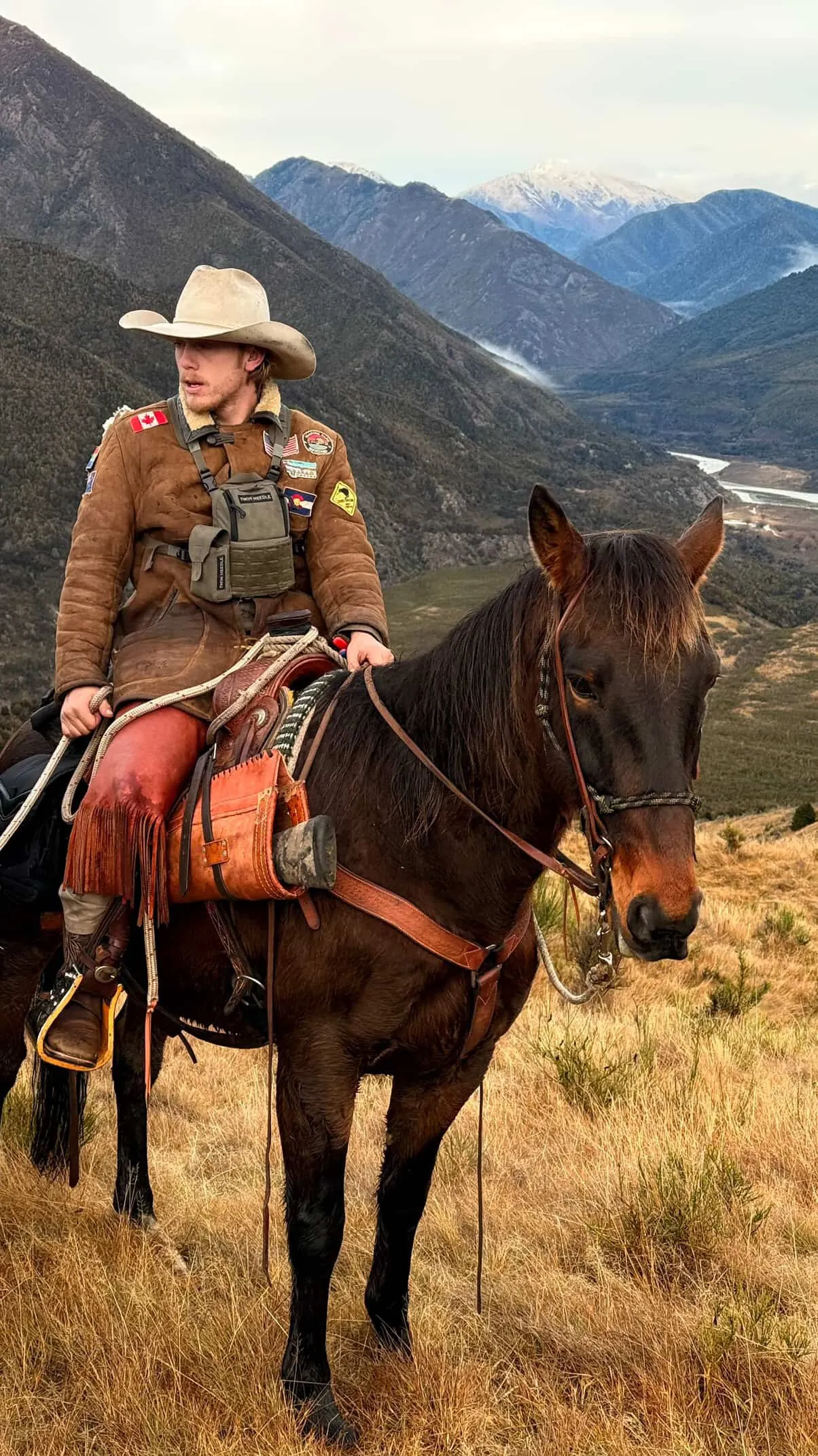 High-country horse trekking
