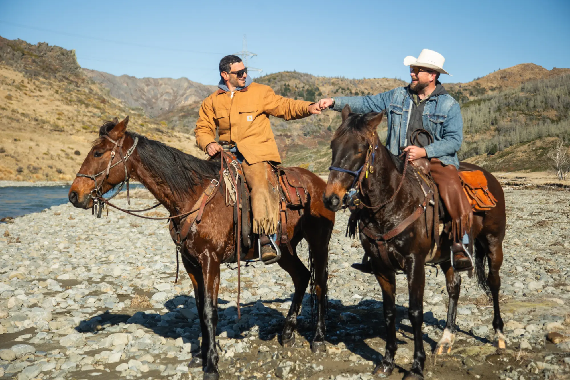High-country horse trekking, New Zealand