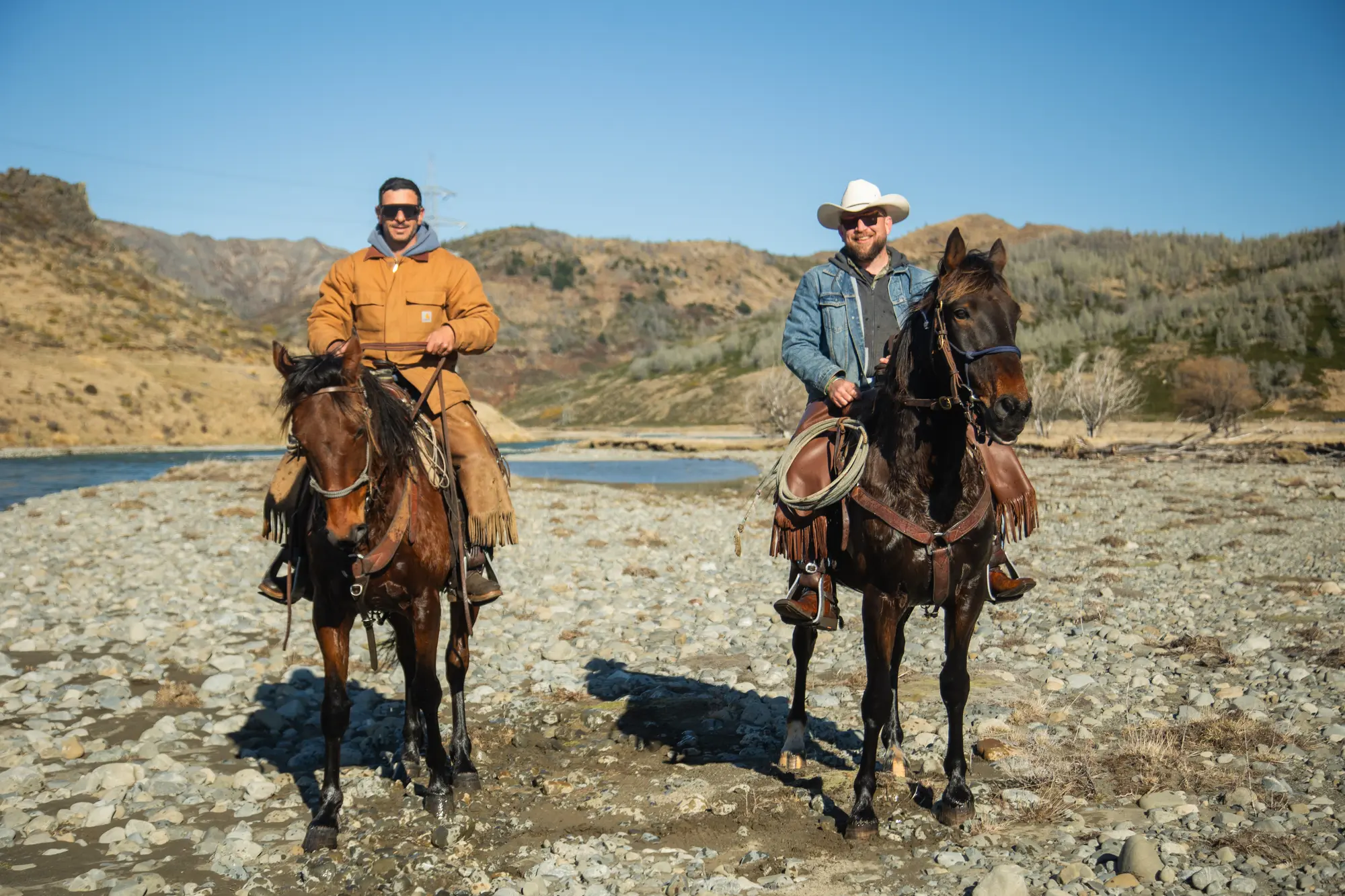 High-country horse trekking, New Zealand