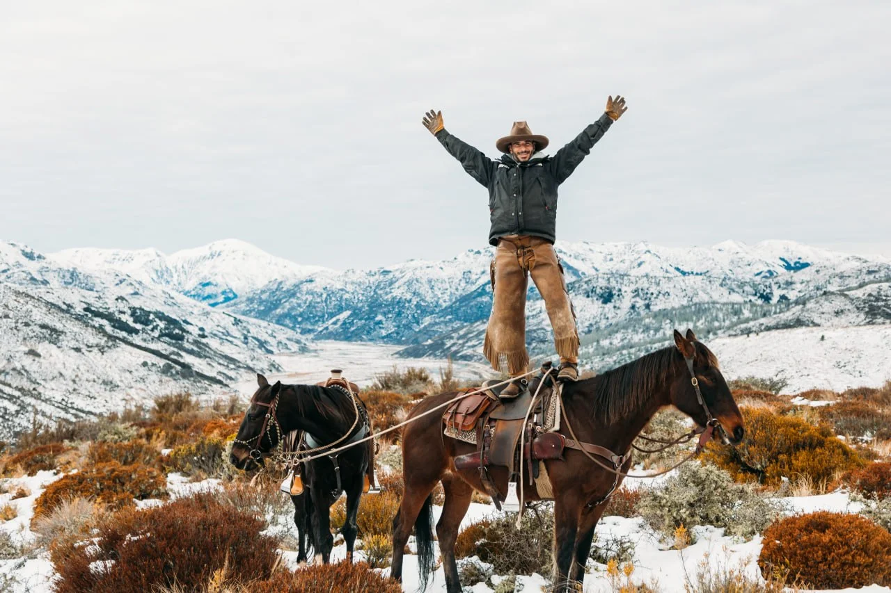 High-country horse trekking